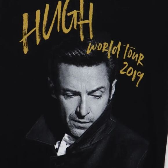 HUGH JACKMAN WORLD TOUR 2019 T-shirt, Size XXL - Picture 3 of 4